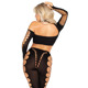 Комплект Leg Avenue Seamless Cut-Out Crop Top and Legging One Size Black
