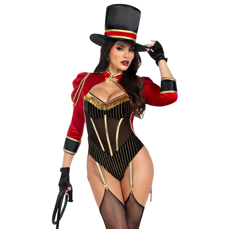 Костюм циркачки Leg Avenue Ravishing Ringmaster Bodysuit XS