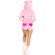 Комбинезон "Сладкий мишка" Leg Avenue Sweetheart Bear Velvet Romper XS