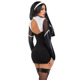 Костюм монашки Leg Avenue Holy Hottie Dress S