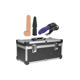 Портативная секс-машина Diva Tool Box в чемодане, с пультом и тремя насадками Vac-U-Lock, черная