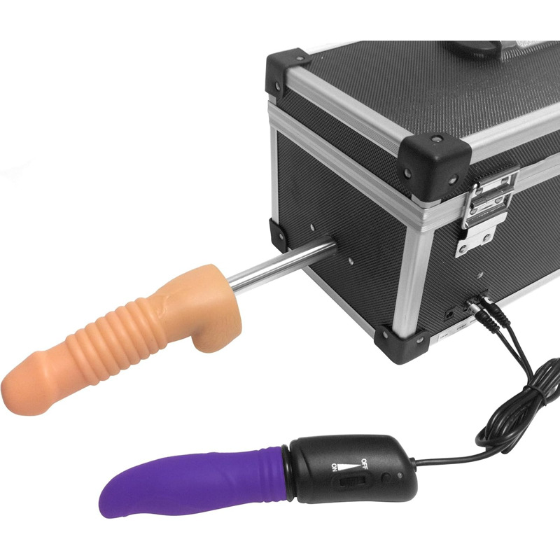 Портативная секс-машина Diva Tool Box в чемодане, с пультом и тремя насадками Vac-U-Lock, черная
