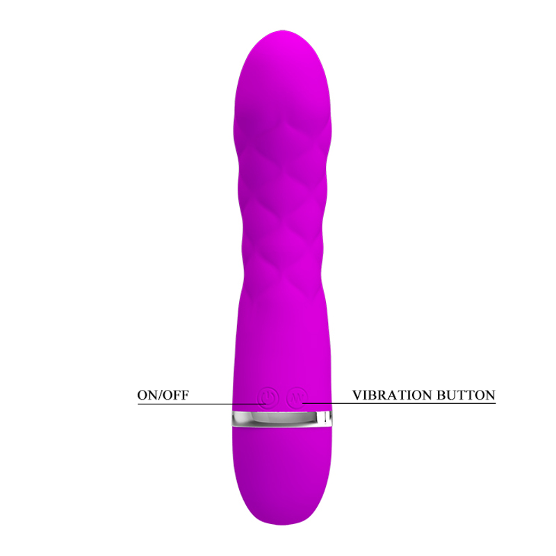 Вибратор для точки G Pretty Love Truda с гибкой головкой, фуксия, 18.8 х 3.5 см