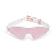 Кожаная маска на глаза Liebe Seele White & Pink Fairy Goat Leather Blindfold