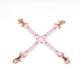 Крестовина Liebe Seele White & Pink Leather Hogtie