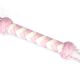 Флоггер Liebe Seele White & Pink Leather Whip