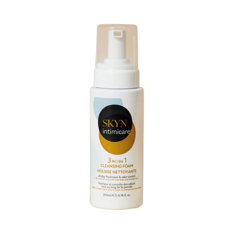 Распродажа!!! Пена для интимного ухода SKYN Intimicare 3in1 Cleansing Foam 200мл (срок 30.06.2026)