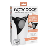 Трусики для страпона Pipedream Body Dock Elite Mini Harness, черные