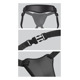Трусики для страпона Pipedream Body Dock Elite Mini Harness, черные