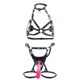 Сбруя со страпоном LOCKINK SEVANDA Queen Sheba Set with Pink Dildo