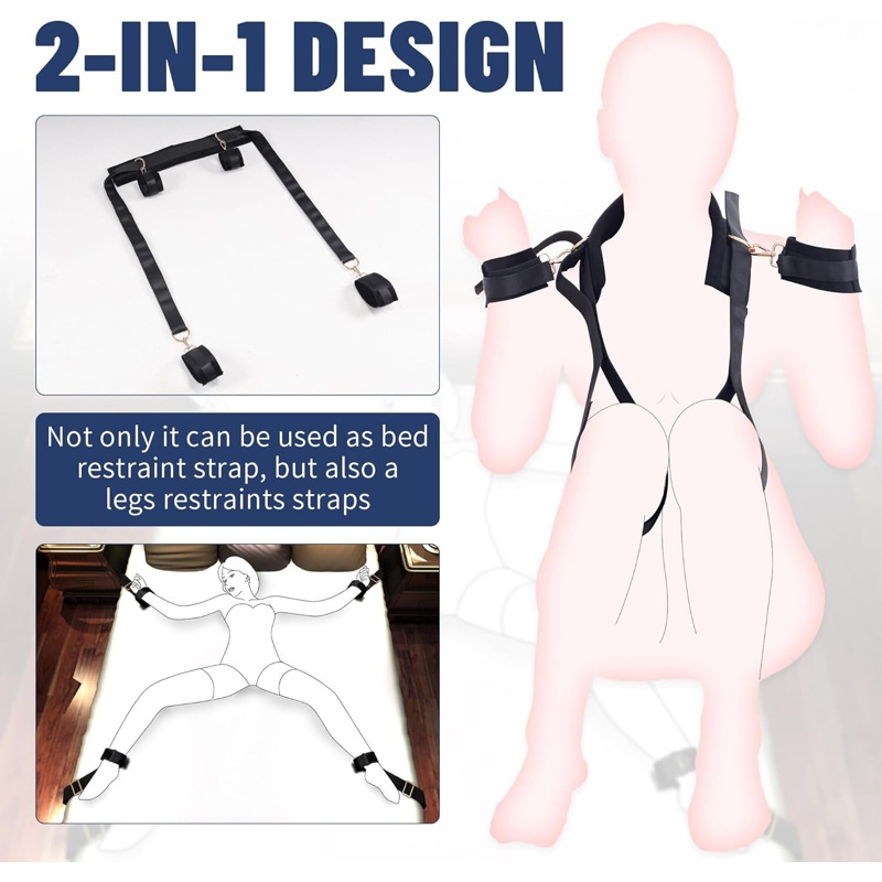 БДСМ-набор LOCKINK YEAHWOW Bed Restraint set