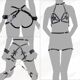 БДСМ-набор LOCKINK YEAHWOW Forced Nadu pose correction set