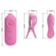 Виброзажымы для сосков Pretty Love Nipple Clip с электростимуляцией, розовые