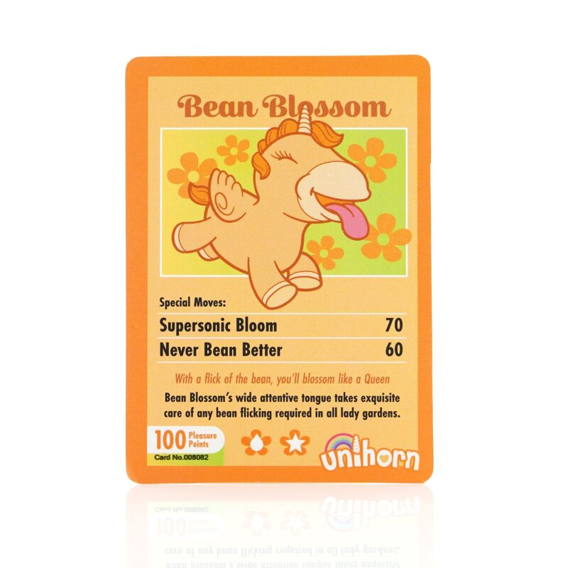 Вибратор-единорожка Unihorn - Bean Blossom, пульсирующий язычок