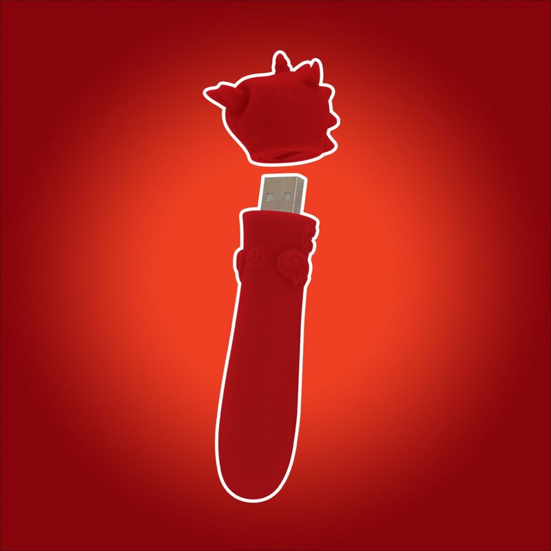 Вибратор-единорожка Unihorn USB Bullet - Blaze Diablo вибропуля, USB зарядка