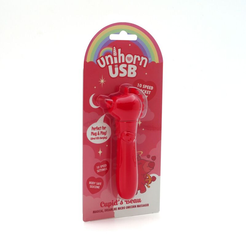 Вибратор-единорожка Unihorn USB Bullet - Cupid's Beau, вибропуля, USB зарядка