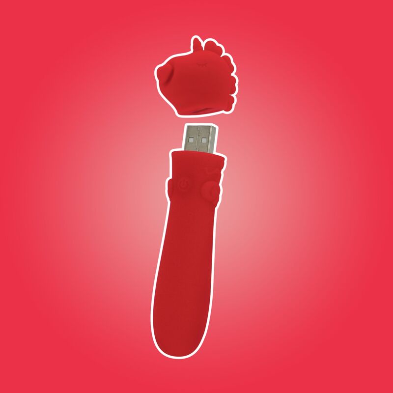 Вибратор-единорожка Unihorn USB Bullet - Cupid's Beau, вибропуля, USB зарядка