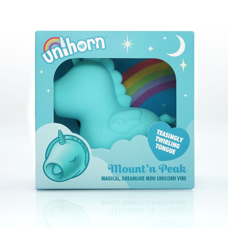 Вибратор-единорожка Unihorn - Mount'n Peak, ласкающий язычок