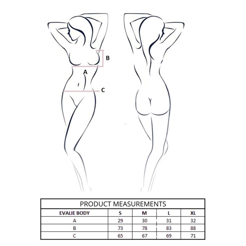 Боди Passion EVALIE BODY white XL