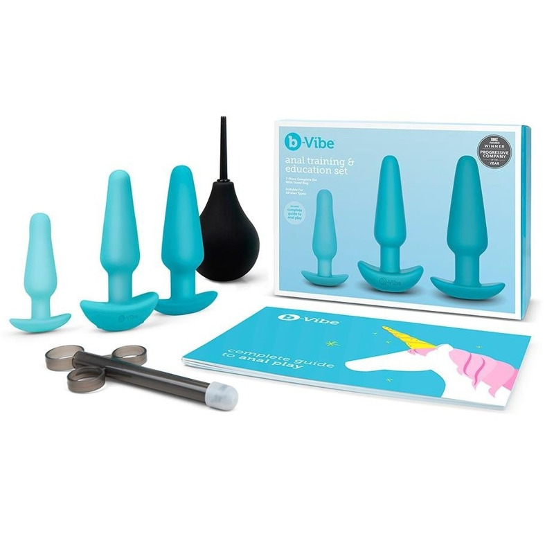 Набор для анального секса B-Vibe Anal Training 7 предметов, синий