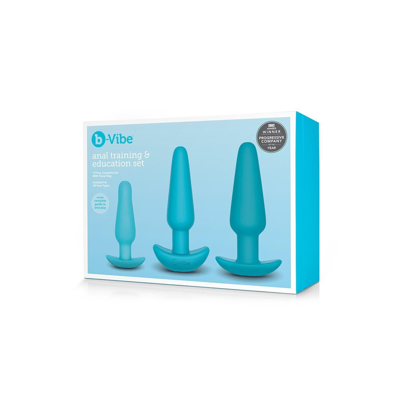 Набор для анального секса B-Vibe Anal Training 7 предметов, синий