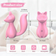 Мини-вибратор клиторальный Every Night Toys Doris в форме лисы светло-розовый, 10 режимов вибрации