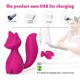 Мини-вибратор клиторальный Every Night Toys Doris в форме лисы розовый, 10 режимов вибрации