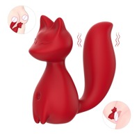 Міні-вібратор кліторальний Every Night Toys Doris у формі лисиці червоний, 10 режимів вібрації Міні-вібратор кліторальний Every Night Toys Doris у формі лисиці червоний, 10 режимів вібрації