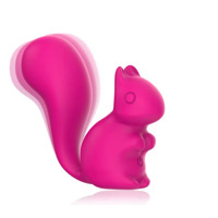 Мини-вибратор клиторальный Every Night Toys Debbie в форме белочки розовый, 10 режимов вибрации Мини-вибратор клиторальный Every Night Toys Debbie в форме белочки розовый, 10 режимов вибрации