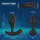 Массажёр простаты Every Night Toys Miah с дистанционным управлением, чёрный, 10 режимов вибрации