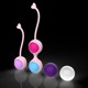 Набор вагинальных шариков Every Night Toys Lorinda розовый с разноцветными шариками