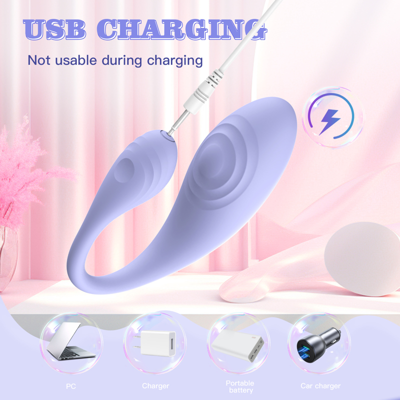 Виброяйцо Every Night Toys Letitia с дистанционным управлением, сиреневый, 10 режимов вибрации