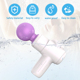 Мини-массажёр Every Night Toys Candice бело-фиолетовый, 10 режимов вибрации
