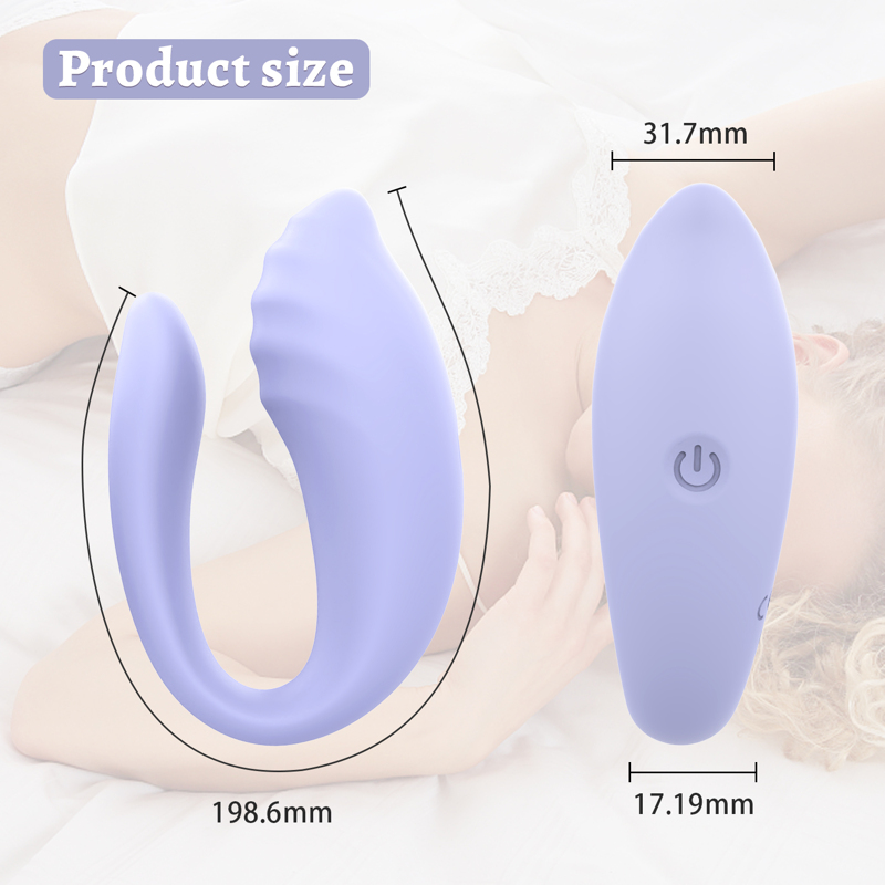 Вибратор для пар Every Night Toys Cosima с дистанционным управлением, лавандовый, 10 режимов