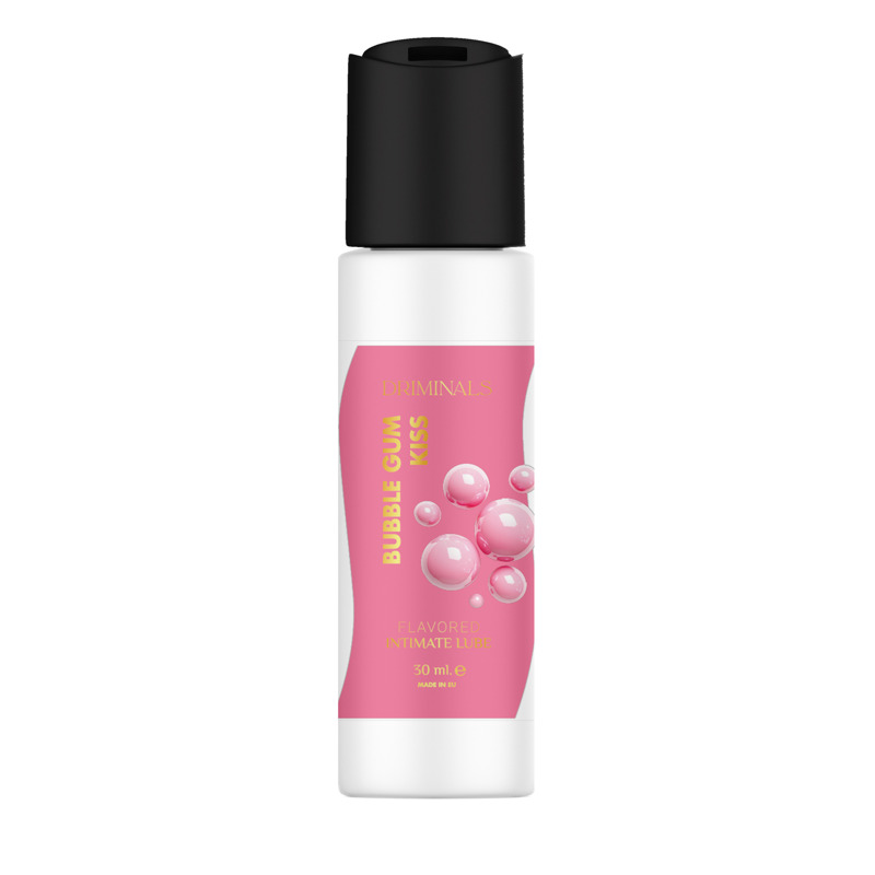 Съедобный лубрикант Driminals Kiss Bubble Gum со вкусом жвачки, 30 мл