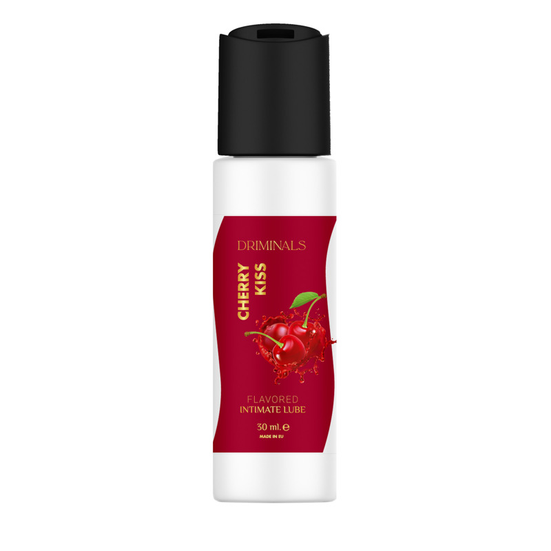 Съедобный лубрикант Driminals Kiss Cherry со вкусом вишни, 30 мл