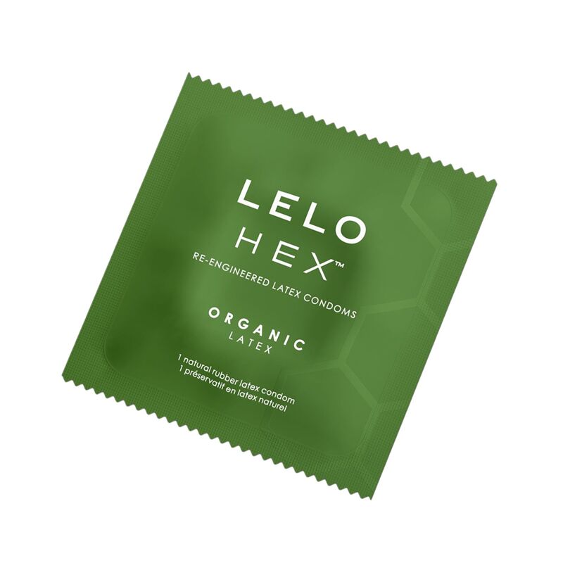 Презервативы LELO HEX Condoms Organic 3 Pack, тонкие и суперпрочные