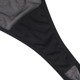 Боди полупрозрачное Star Night с бриллиантовым поясом, черное, XL-XXL