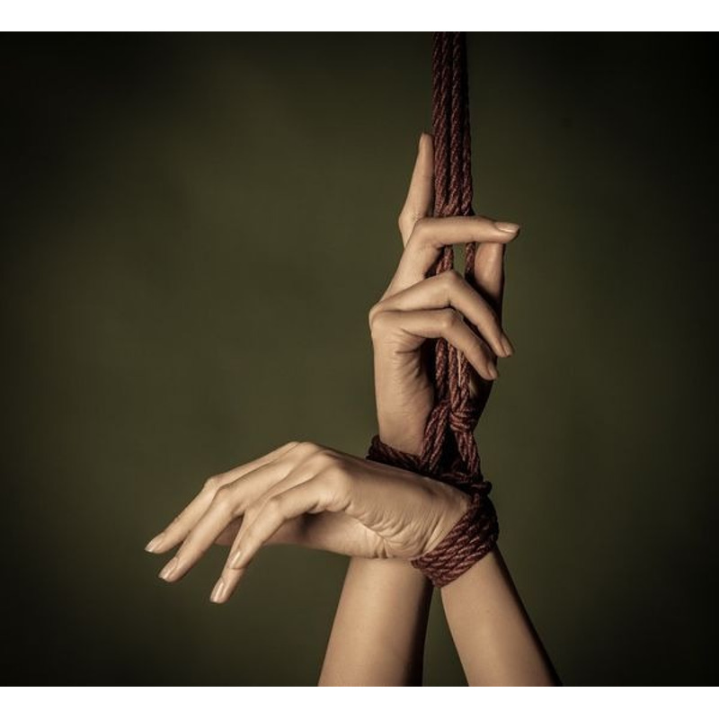 Верёвка для бондажа Star Night черная, One Size