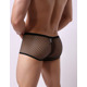 Мужские трусы в сетку Star Night Fishnet Boxer черные, М