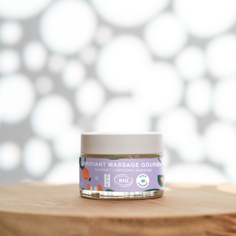 Массажное масло-лубрикант с ароматом и вкусом кокоса Goliate Couple Gourmand Coco 50 мл