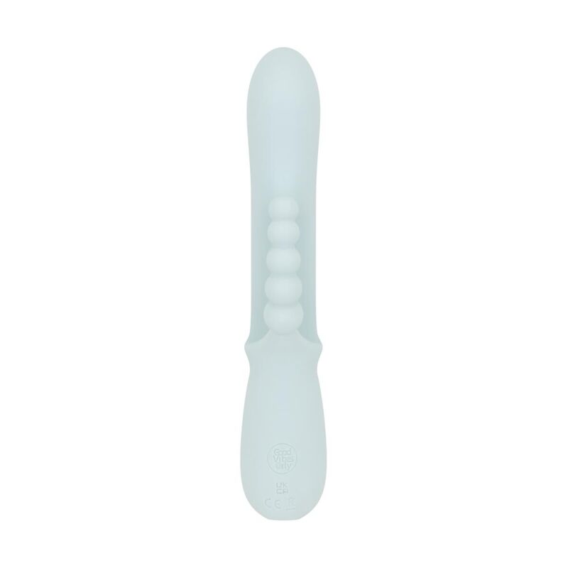 Вибратор-кролик Good Vibes Only - SAGE Triple Stimulation Vibe Soft Silicone - Blue