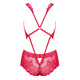 Боди кружевное Obsessive 853-TED-3 Teddy красное, L-XL