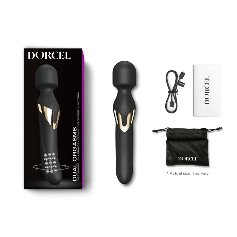 Вибромассажер 2в1 Dorcel Dual Orgasms Gold (мятая упаковка!!!)