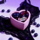 Массажная свеча с ароматом черники Candy Blueberry в форме сердца, 70 мл