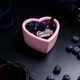 Массажная свеча с ароматом черники Candy Blueberry в форме сердца, 70 мл