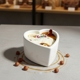 Массажная свеча с ароматом орехового крема Candy Nut Cream в форме сердца, 70 мл