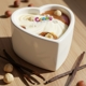 Массажная свеча с ароматом орехового крема Candy Nut Cream в форме сердца, 70 мл