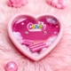 Массажная свеча с ароматом жвачки Candy Bubble Gum в форме сердца, 70 мл
