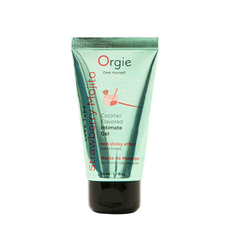 Распродажа!!! Лубрикант на водной основе Orgie Lube Tube Strawberry Mojito 50мл (срок 31.07.2026)